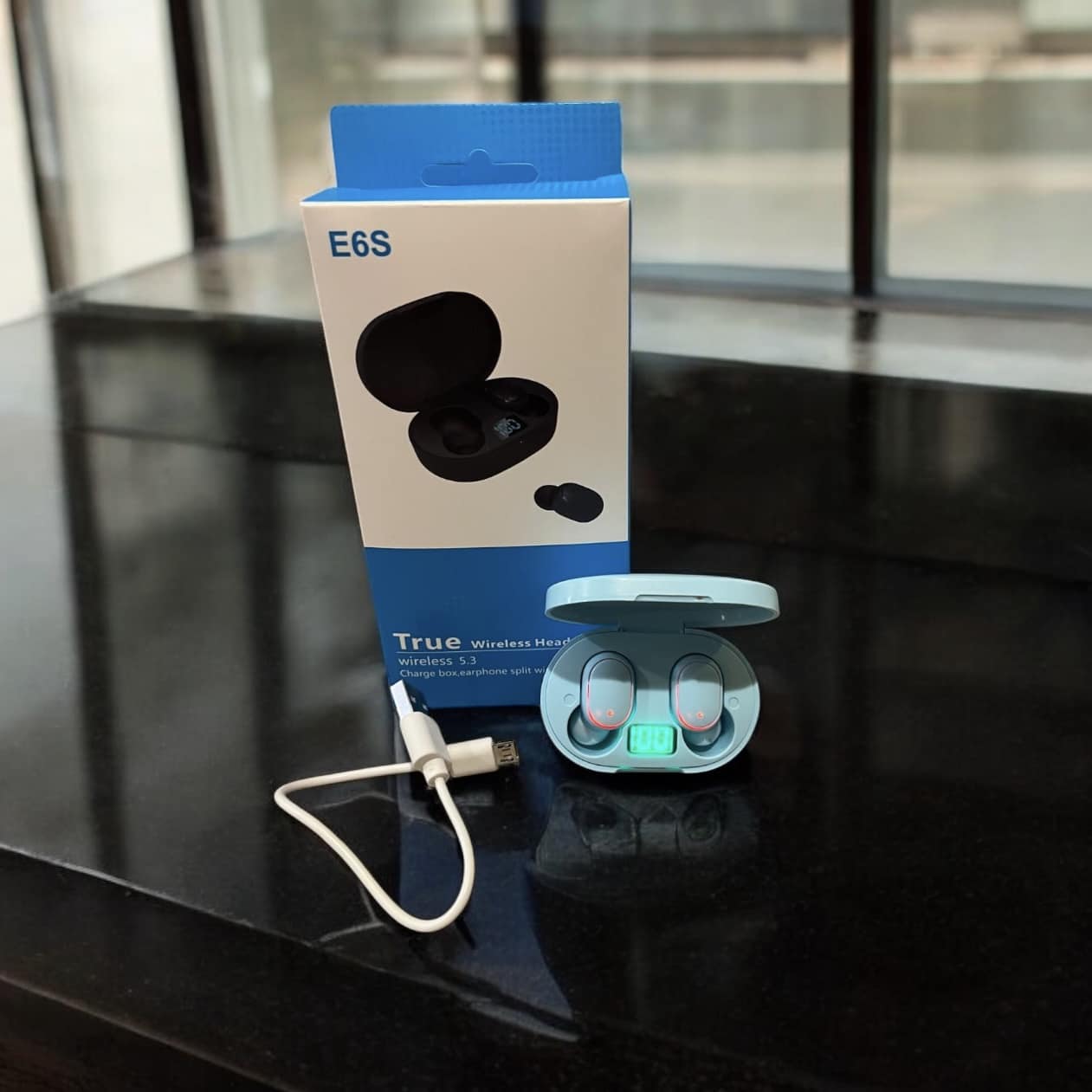 Bluetooth 5.0 Wireless E6S TWS Sport Ear buds