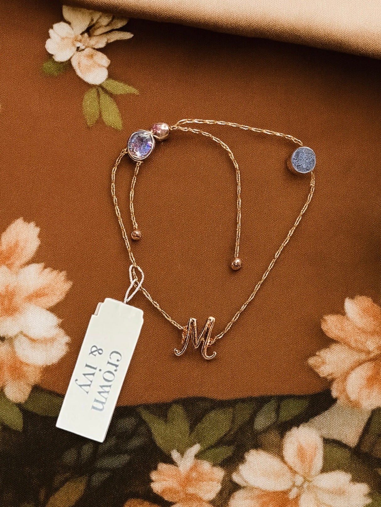 Crown & ivy bracelet