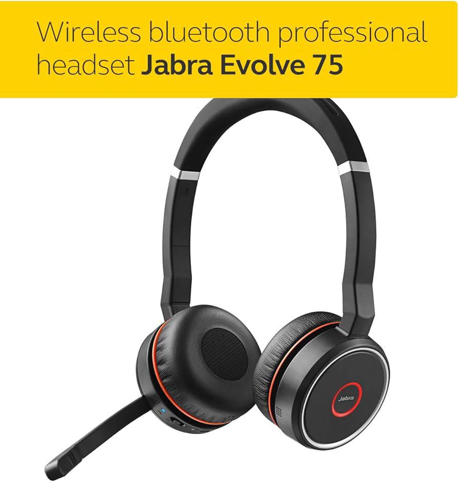 New Open Box Jabra Wireless Bluetooth Headset with USB Dongle - Black